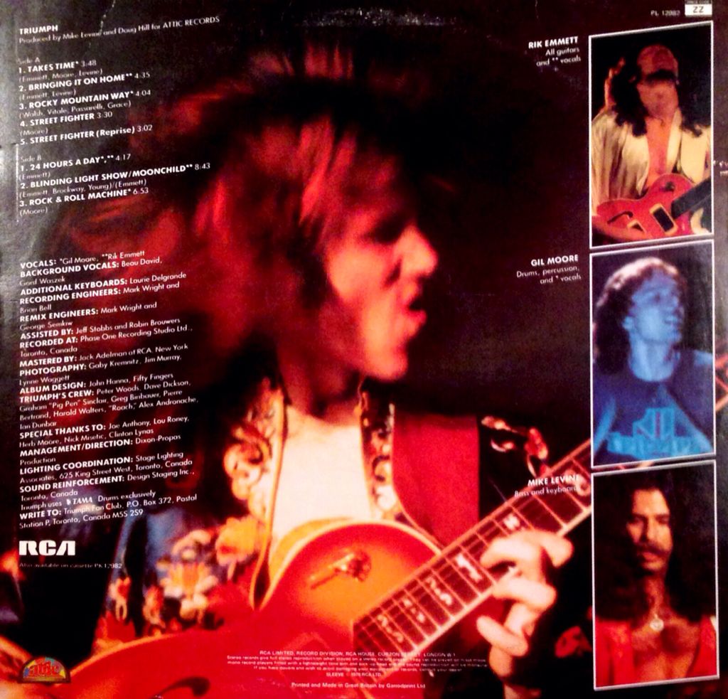 Triumph - Triumph (12”) music collectible - Main Image 2