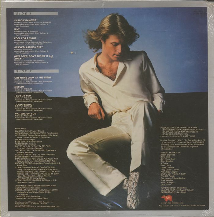 Shadow Dancing - Andy Gibb (12” - 41) music collectible - Main Image 2