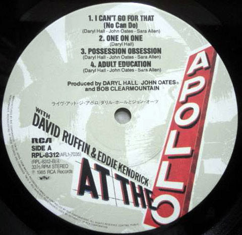 Live At The Apollo - Daryl Hall & John Oates (12” - 49) music collectible - Main Image 4