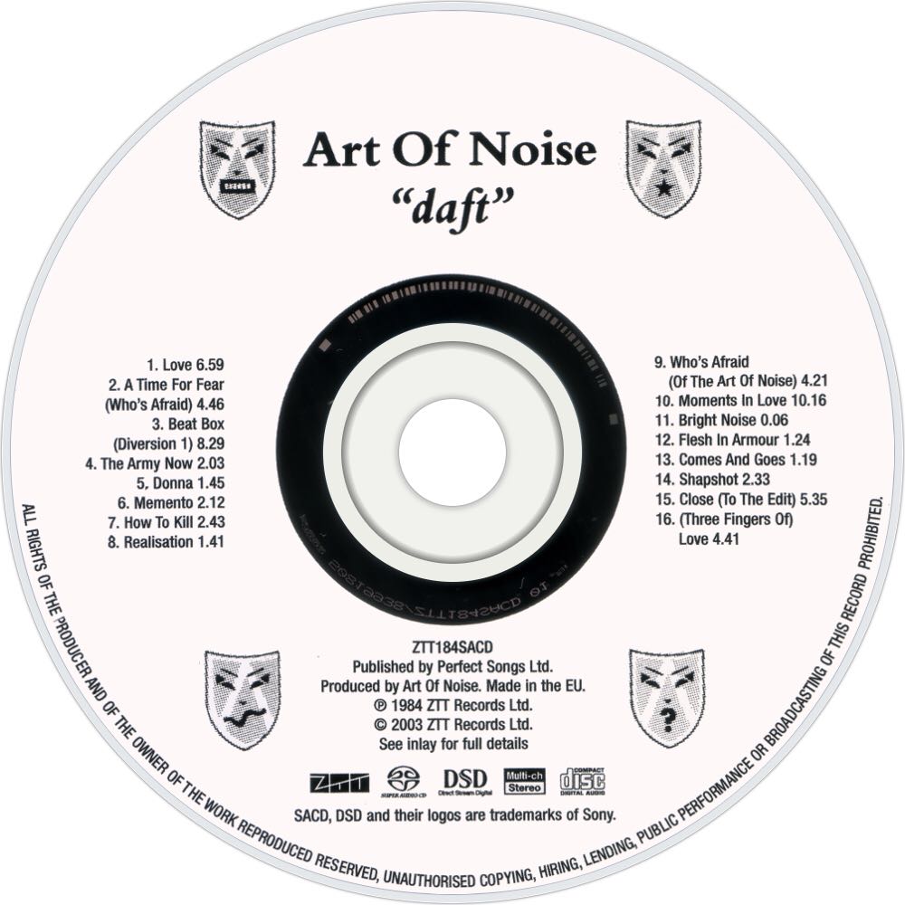 Daft - Art Of Noise (Cassette) music collectible - Main Image 2