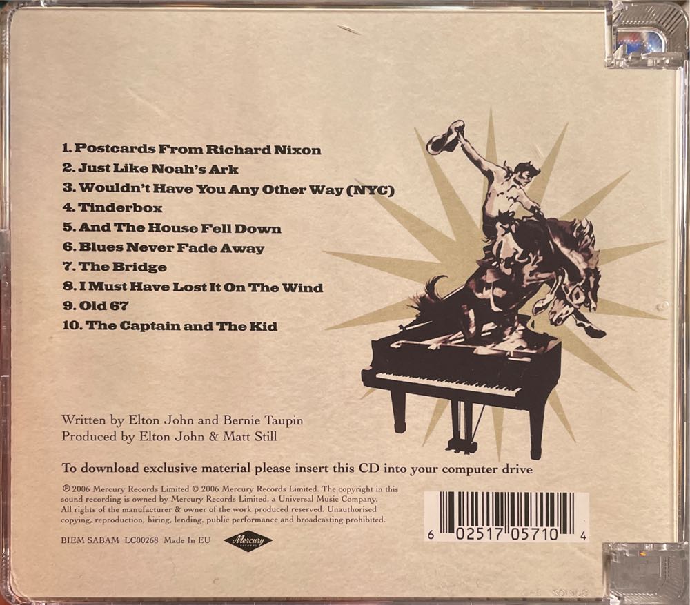 The Captain & The Kid - John Elton (MP3) music collectible [Barcode 602517057104] - Main Image 2