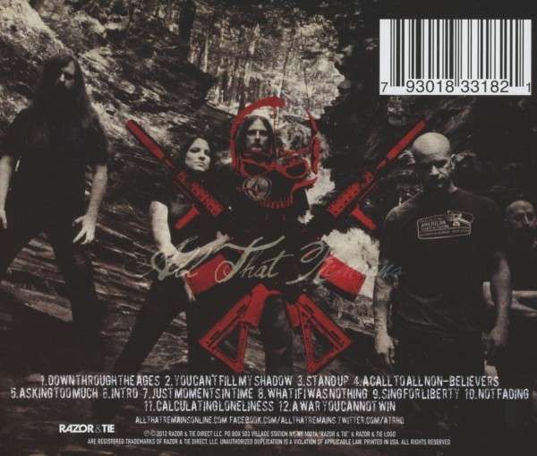 CD : A War You Cannot Win - All That Remains (CD) music collectible [Barcode 793018331821] - Main Image 2