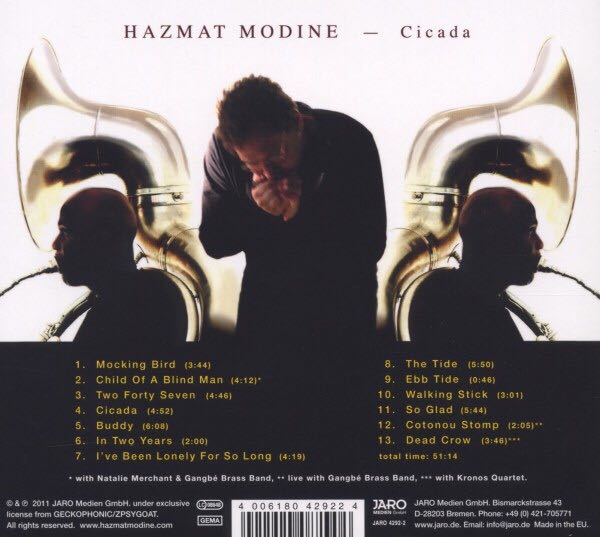 Cicada - Hazmat Modine (CD) music collectible - Main Image 2