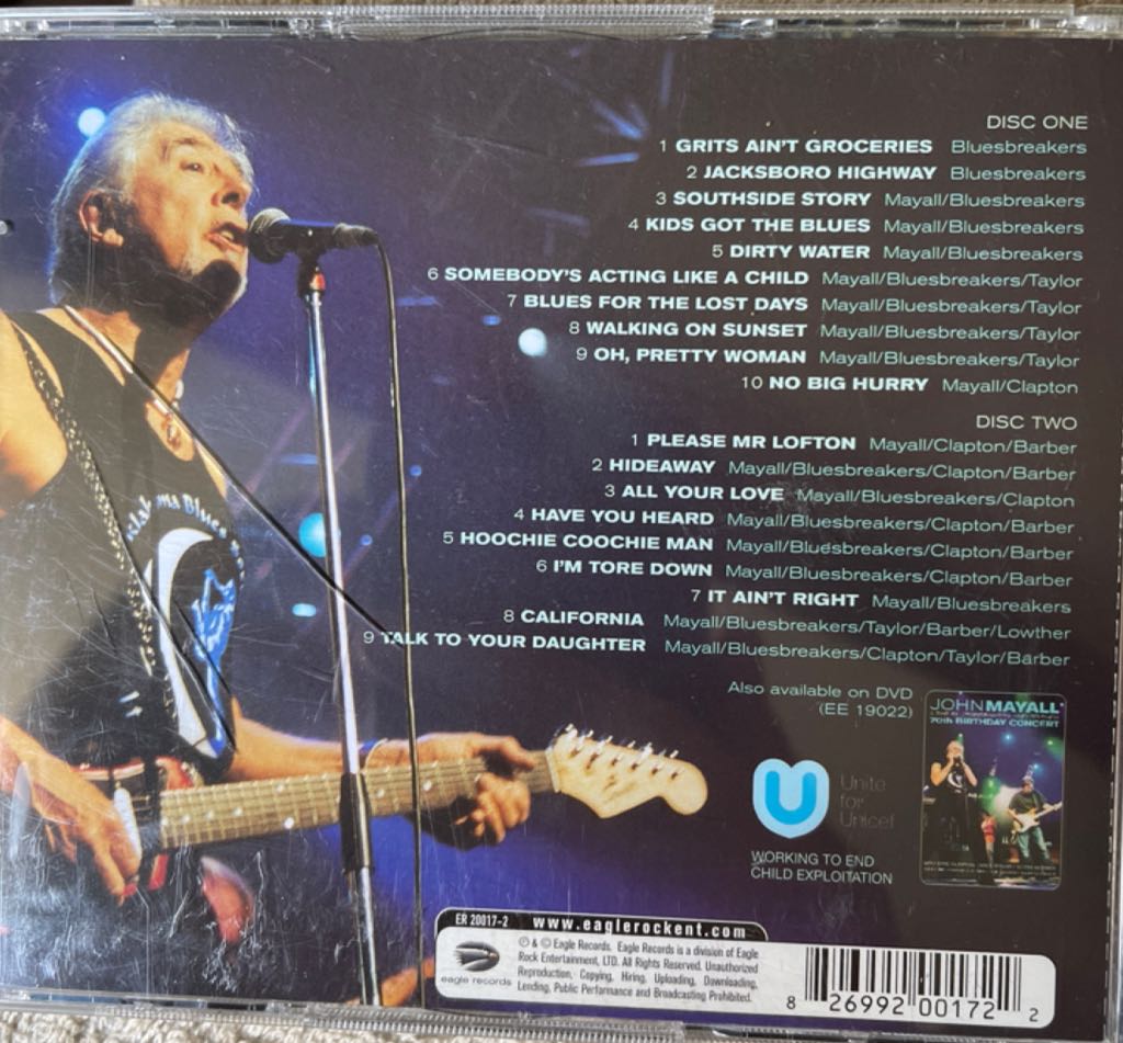 70th Birthday Concert - Mayall, John (CD) music collectible [Barcode 9325583023200] - Main Image 2