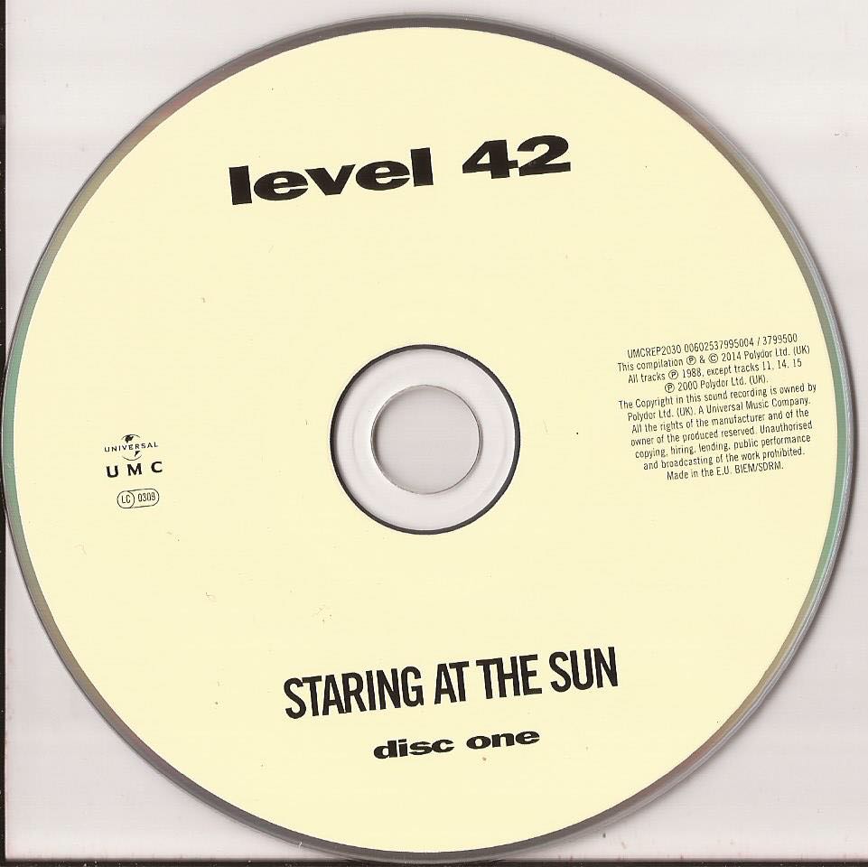 Staring At The Sun - Level 42 (CD - 49) music collectible [Barcode 042283724723] - Main Image 4