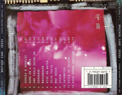 Seeds - Brother Cane (CD - 46) music collectible [Barcode 724384056421] - Main Image 2