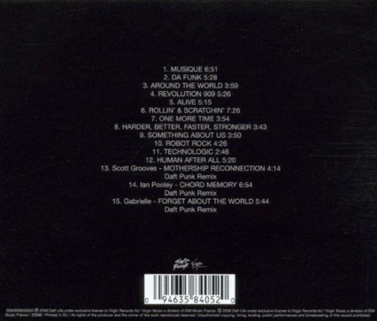 094635840728 - Daft Punk music collectible [Barcode 094635840728] - Main Image 2