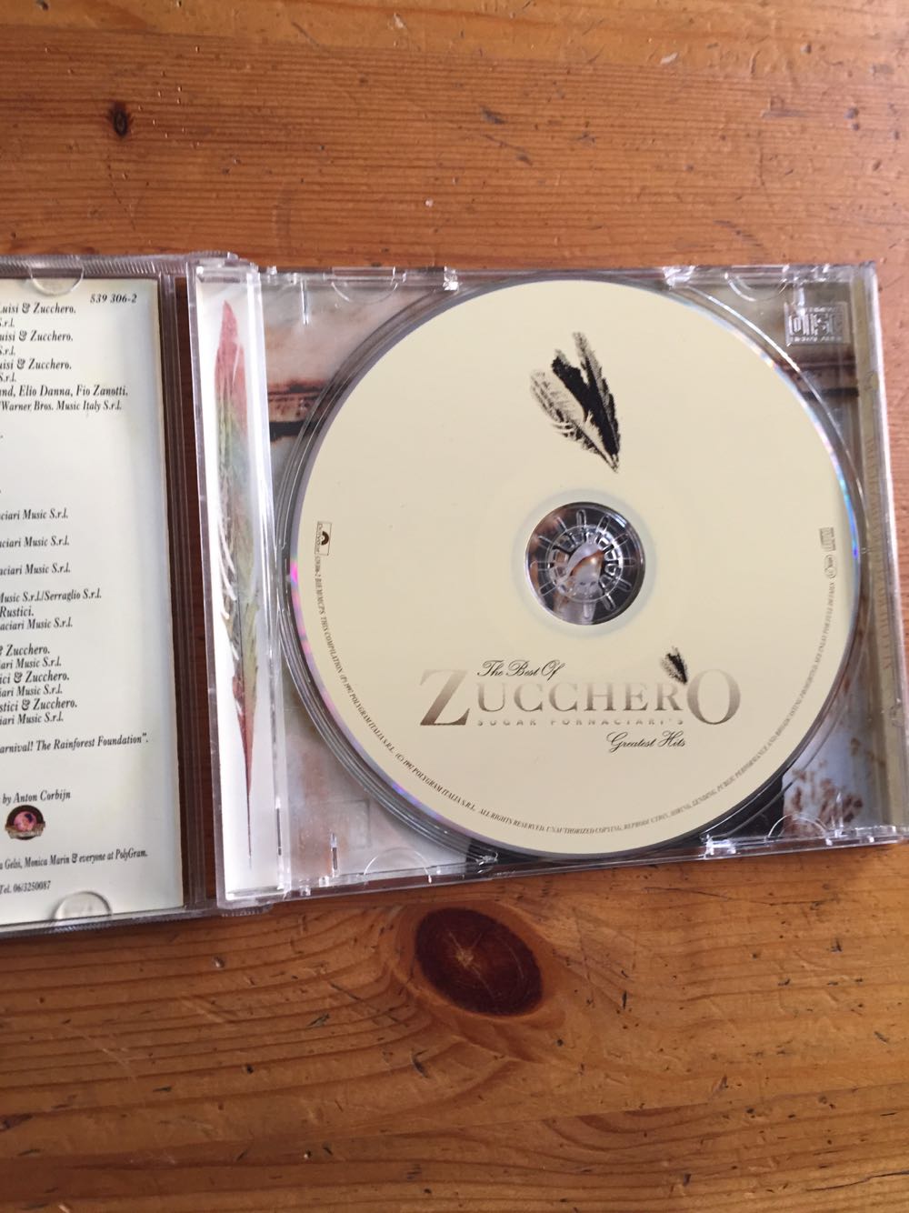 The Best Of Zucchero Sugar Fornaciari’s Greatest Hits - Zucchero (CD) music collectible [Barcode 731453930629] - Main Image 3