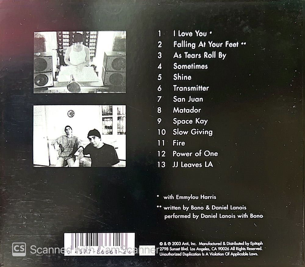 Shine - Daniel Lanois (CD) music collectible [Barcode 045778666126] - Main Image 2