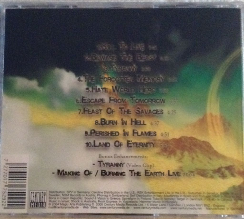 Forged By Fire - Firewind (CD) music collectible [Barcode 7277017752922] - Main Image 2