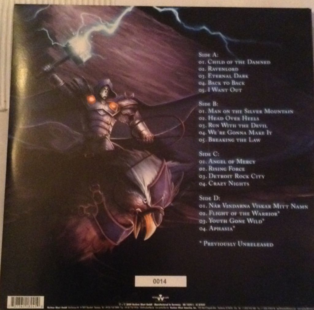 Masterpieces - Hammerfall (12”) music collectible [Barcode 727361182410] - Main Image 2