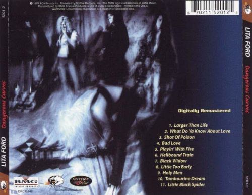 Dangerous Curves - Lita Ford (CD - 44) music collectible - Main Image 2