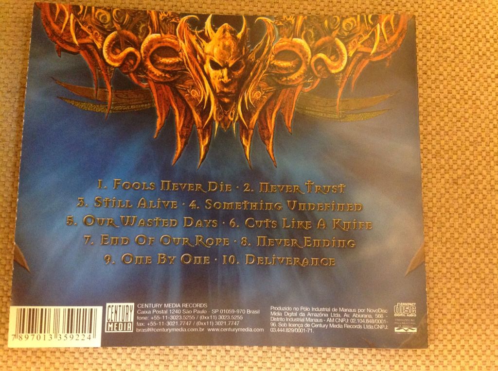 Grand Illusion - Nocturnal Rites (CD - 46:38) music collectible - Main Image 2