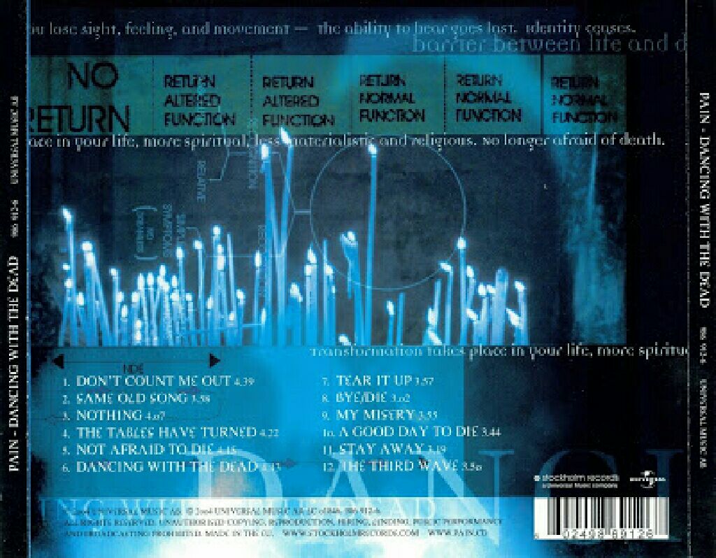 Dancing With The Dead - Pain (CD) music collectible - Main Image 2