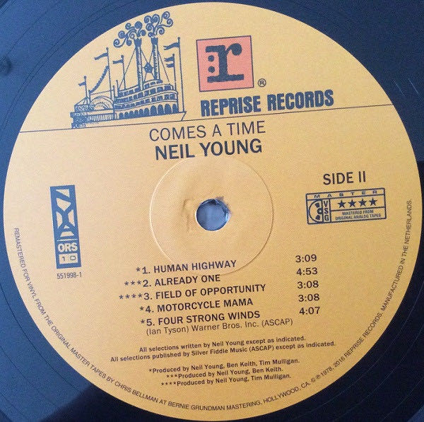 Comes A Time (NYA) - Neil Young (12” - 36) music collectible [Barcode 093624917588] - Main Image 4