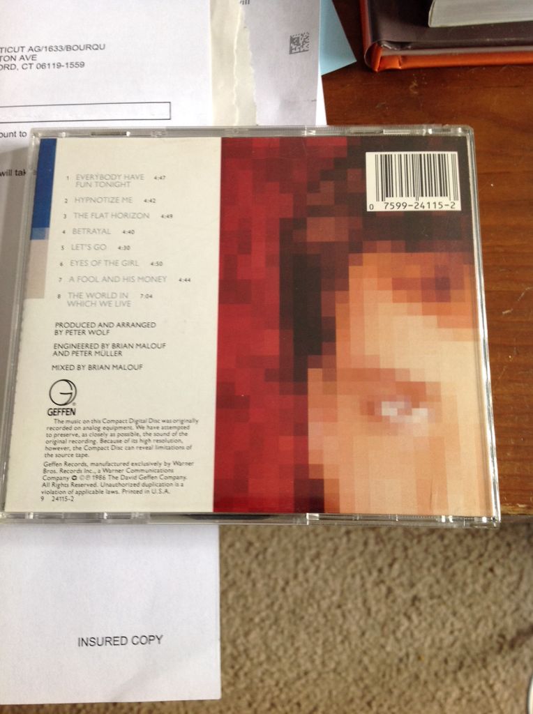 Mosaic - Wang Chung (CD) music collectible [Barcode 075992411523] - Main Image 2