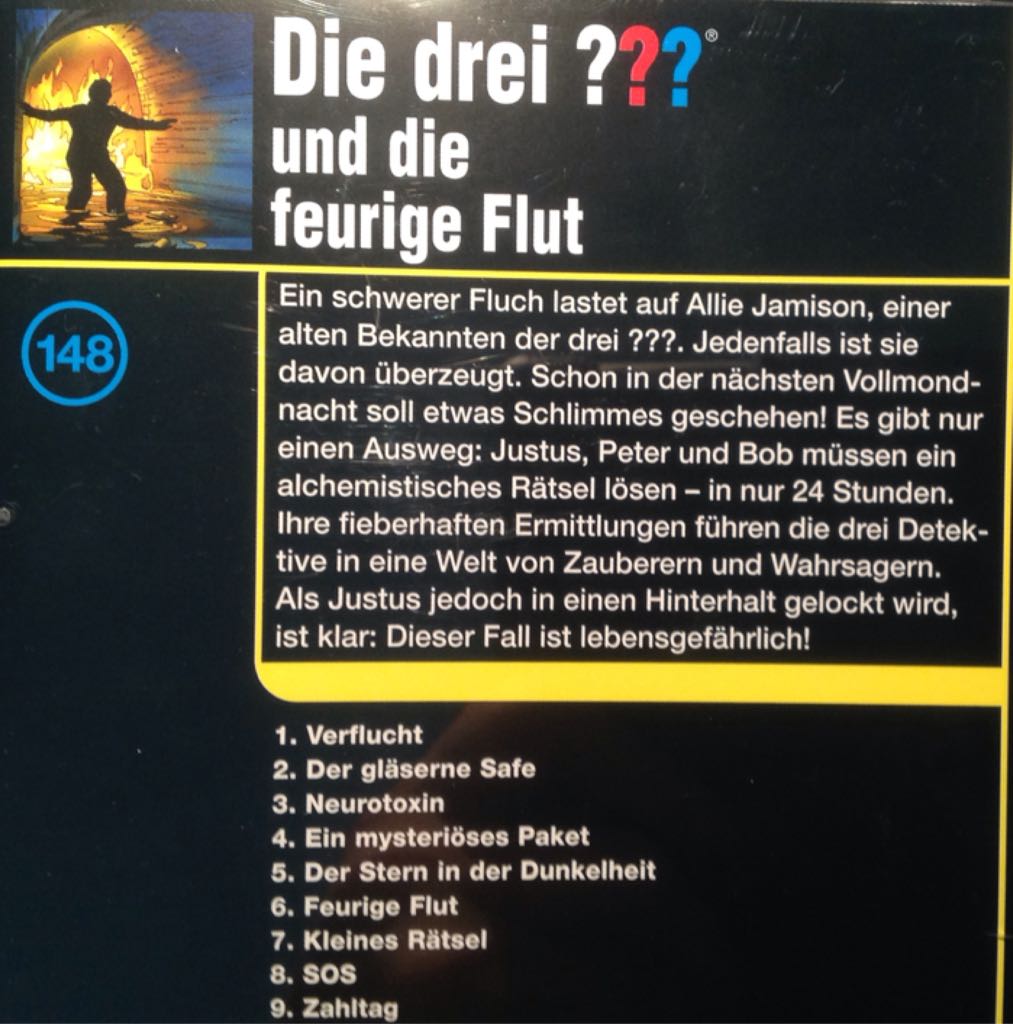 148 und die feurige Flut - Die Drei ??? (CD) music collectible [Barcode 886978014825] - Main Image 2