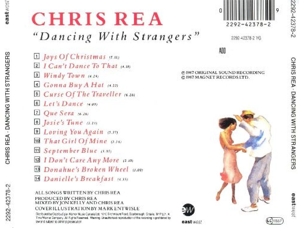 9. Dancing With Strangers - Rea, Chris (CD - 58.54) music collectible [Barcode 4007192586035] - Main Image 2