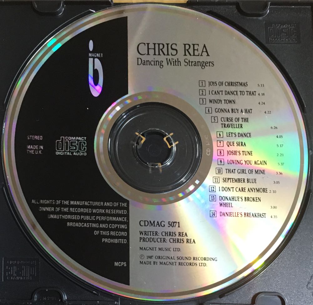 9. Dancing With Strangers - Rea, Chris (CD - 58.54) music collectible [Barcode 4007192586035] - Main Image 3