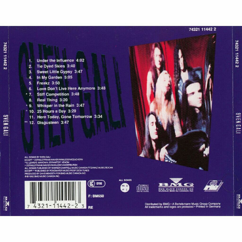 Sven Gali - Sven Gali (CD) music collectible [Barcode 3596971527020] - Main Image 2