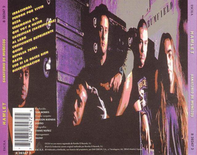 Sanatorio De Muñecos - Hamlet (CD) music collectible [Barcode 8428692002720] - Main Image 2