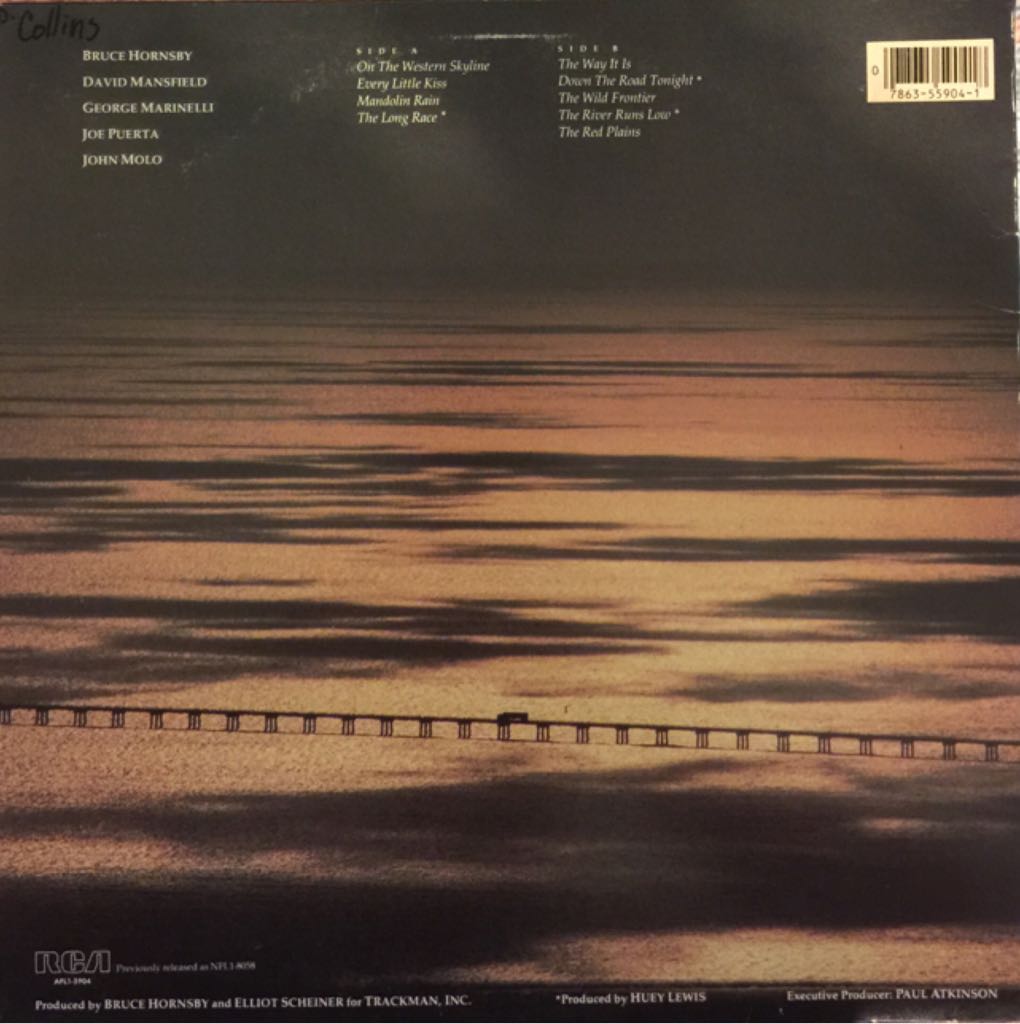 1986 - The Way It Is - Hornsby, Bruce And The Range (12” - 4312) music collectible - Main Image 2