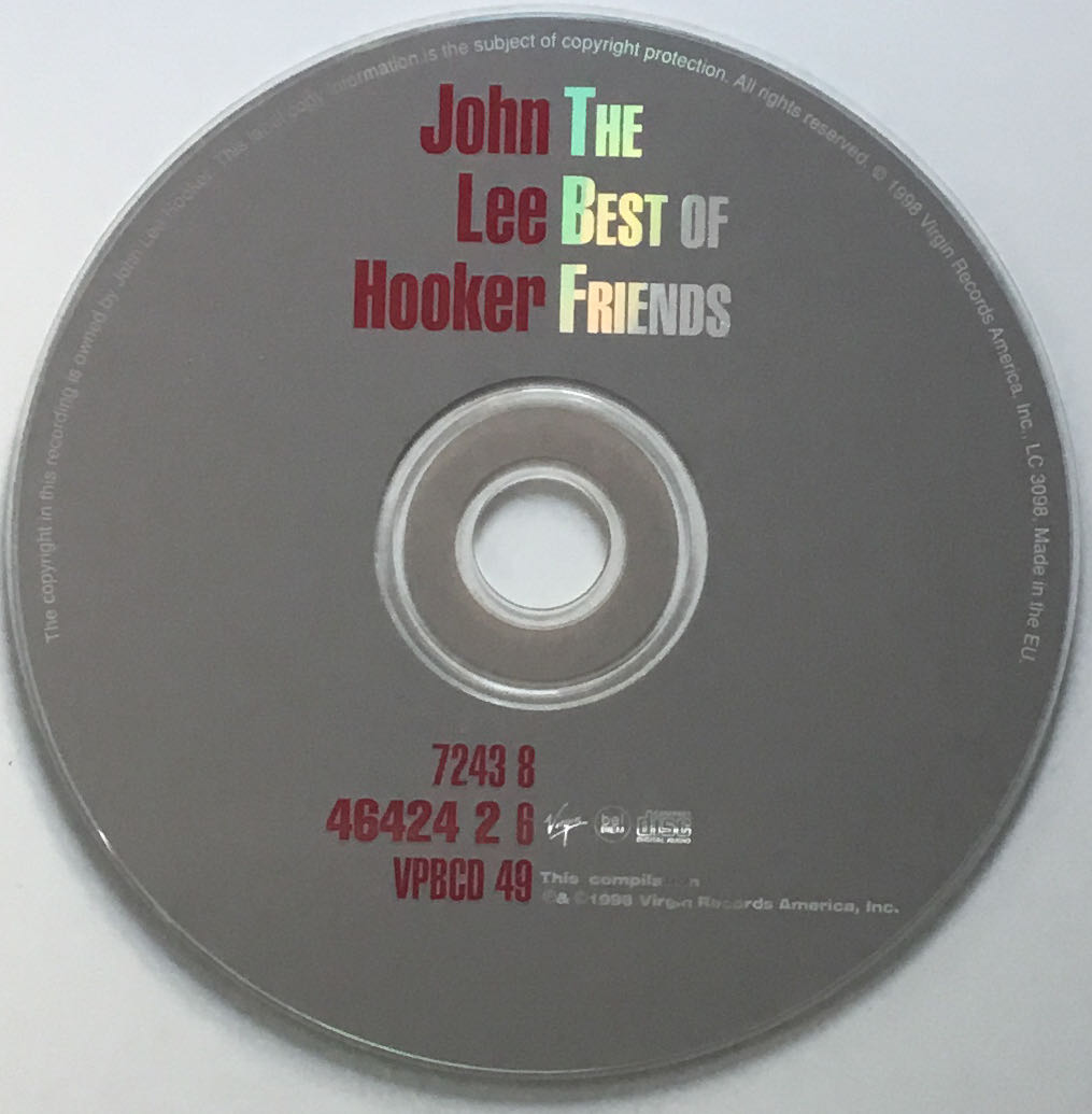 The Best Of Friends - John Lee Hooker (CD - 73) music collectible [Barcode 724384642426] - Main Image 4