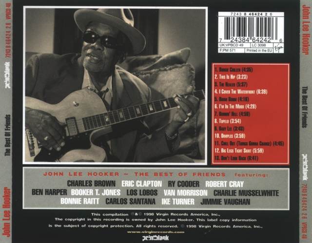 Best Of Friends, The - John Lee Hooker (CD - 64) music collectible - Main Image 2