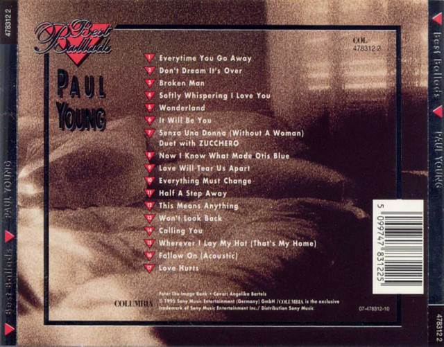 Best Ballads - Paul Young (CD) music collectible - Main Image 2