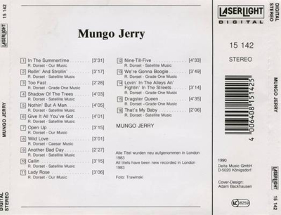 Mungo Jerry - Mungo Jerry (12”) music collectible - Main Image 2