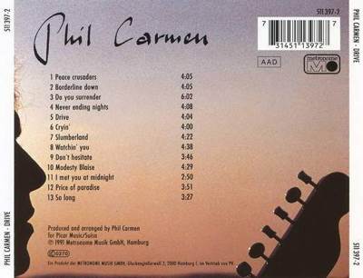 Drive - Phil Carmen music collectible - Main Image 2