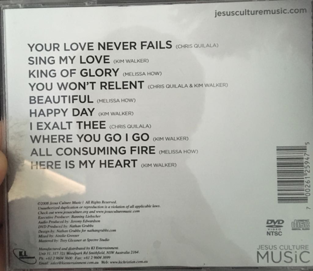 Your Love Never Fails - Jesus Culture (CD) music collectible - Main Image 2