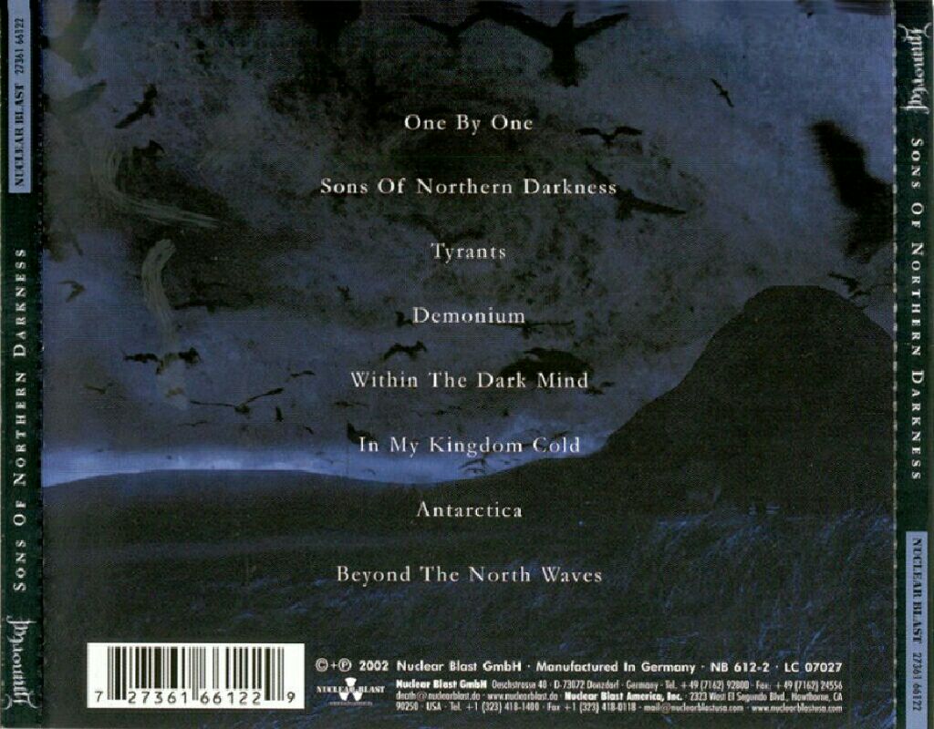 Sons of Northern Darkness - Immortal (CD - 50) music collectible [Barcode 727361661229] - Main Image 2