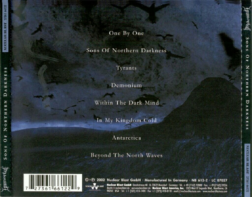 Sons of Northern Darkness - Immortal (CD/DVD - 50) music collectible [Barcode 727361661229] - Main Image 2