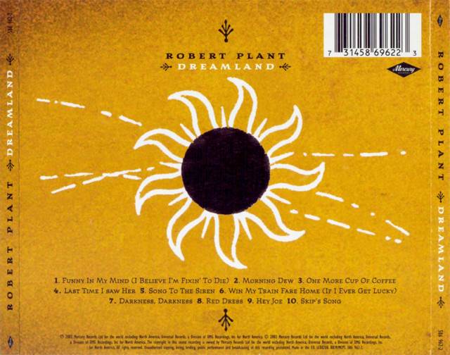 Dreamland - Robert Plant music collectible - Main Image 2