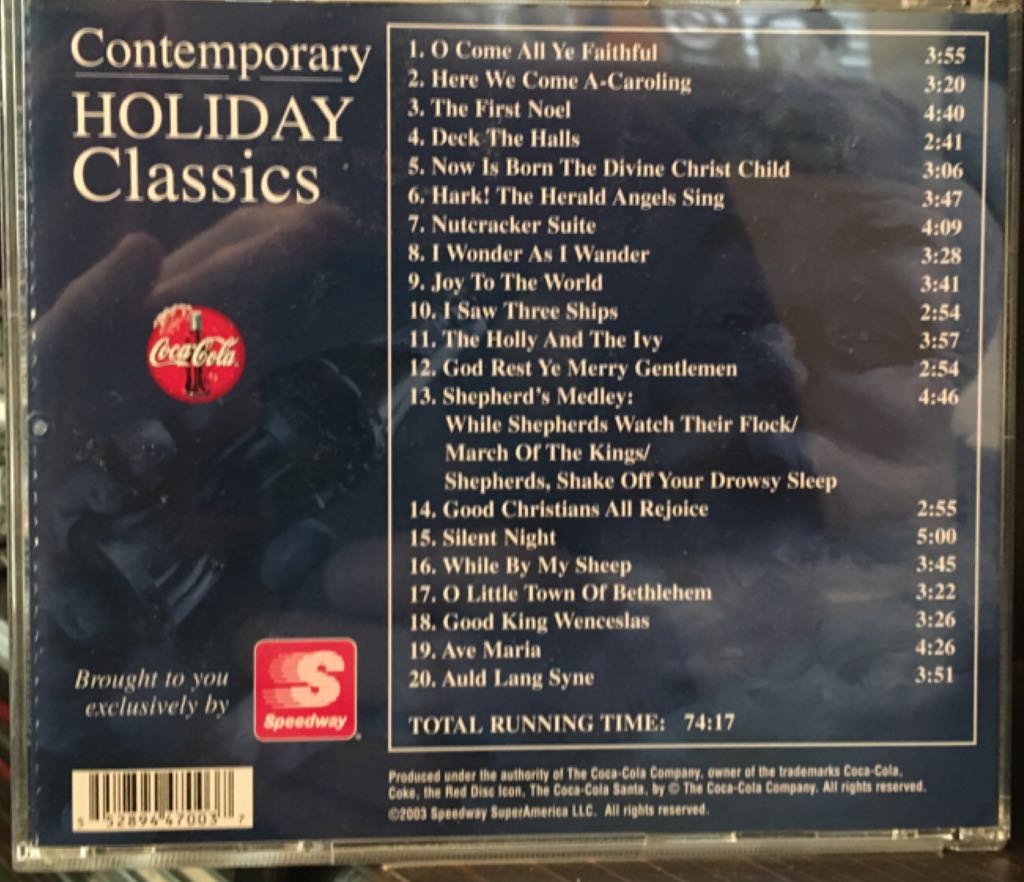 Contemporary Holiday Classics - Various Artists (CD) music collectible [Barcode 552894470037] - Main Image 2