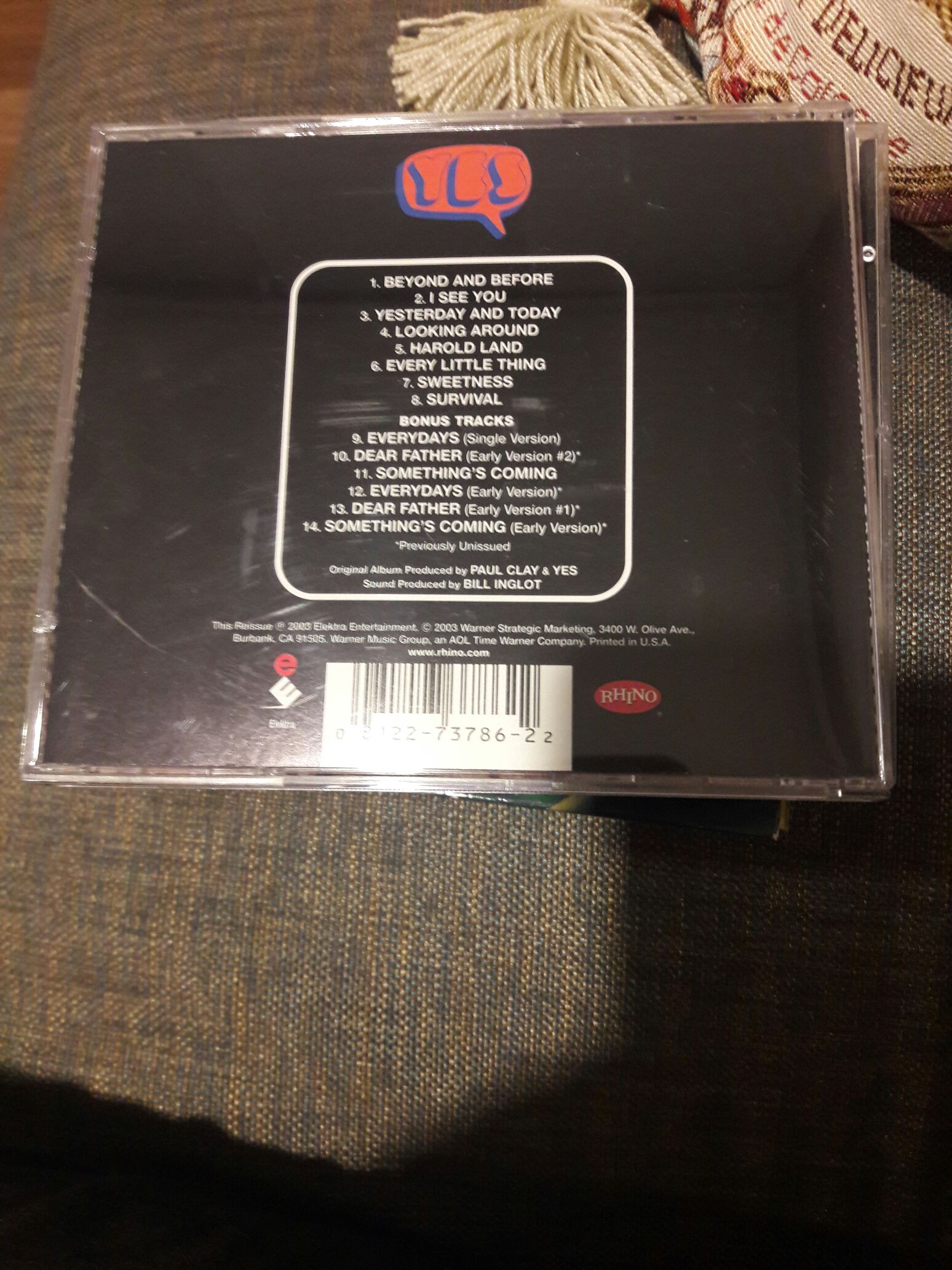 Yes - Yes (MP3 - 42) music collectible [Barcode 081227378622] - Main Image 2