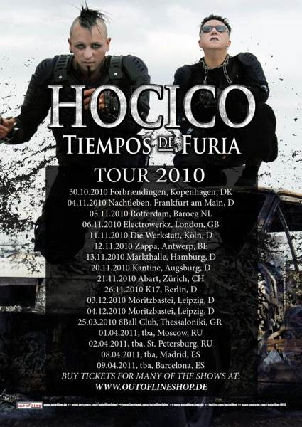 CD : Tiempos De Furia - Hocico (CD) music collectible - Main Image 2