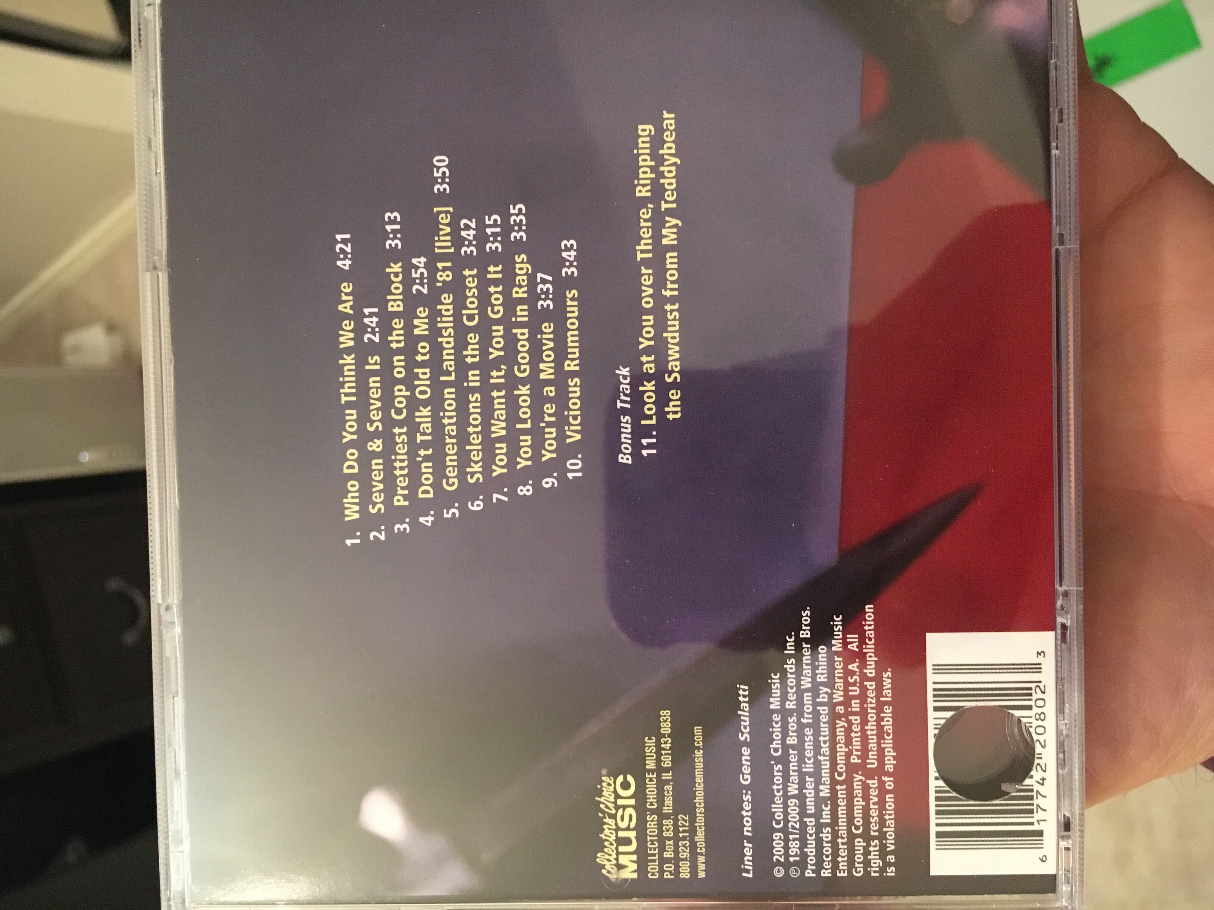 Special Forces - Alice Cooper (CD - 41) music collectible [Barcode 617742208023] - Main Image 3