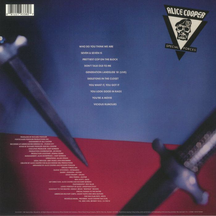 Special Forces - Cooper, Alice (12”) music collectible - Main Image 2