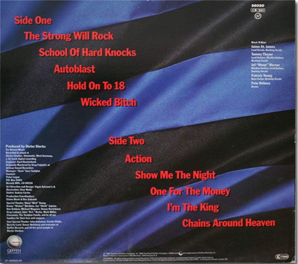 Black ’N Blue - Black ‘N Blue (CD - 40:07) music collectible - Main Image 2