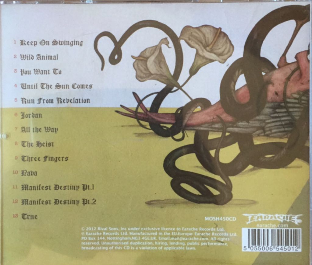 Head Down - Rival Sons (CD) music collectible [Barcode 5055006545012] - Main Image 2