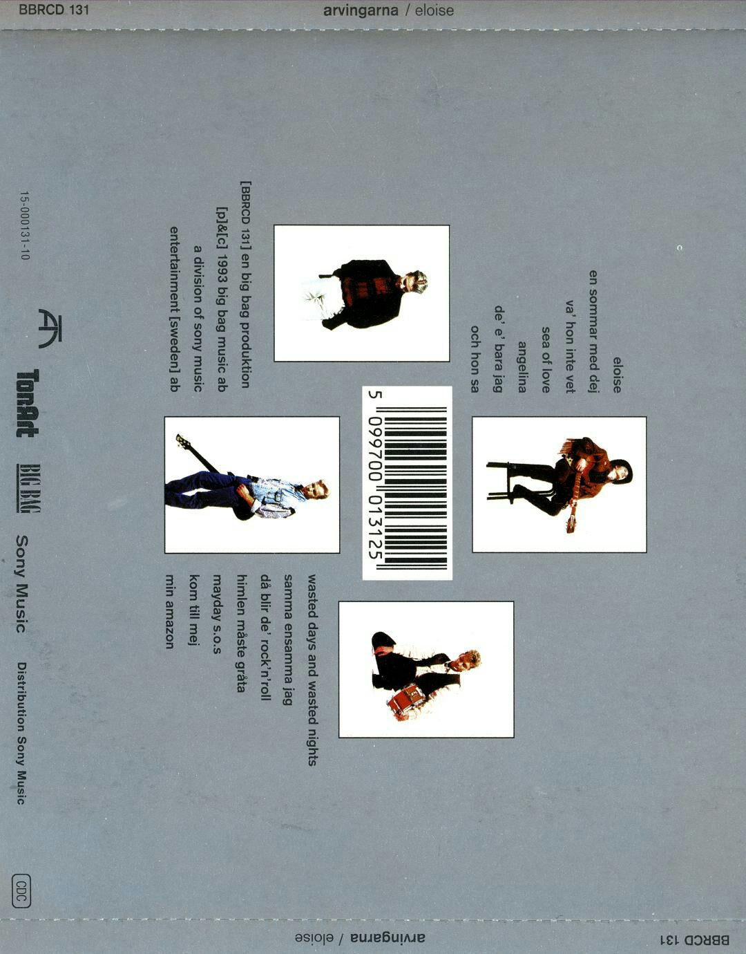 Eloise - Arvingarna (CD) music collectible [Barcode 5099700013125] - Main Image 2