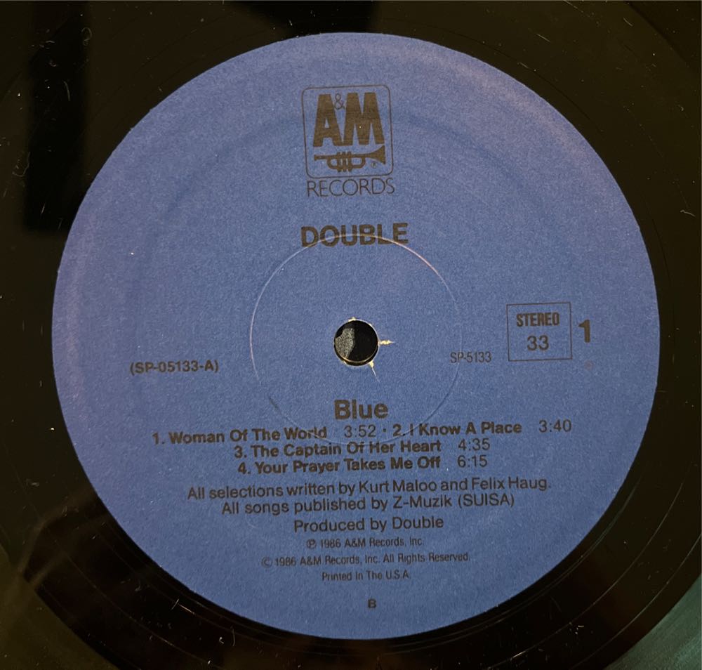Blue - double (12” - 3538) music collectible [Barcode 042282773814] - Main Image 3