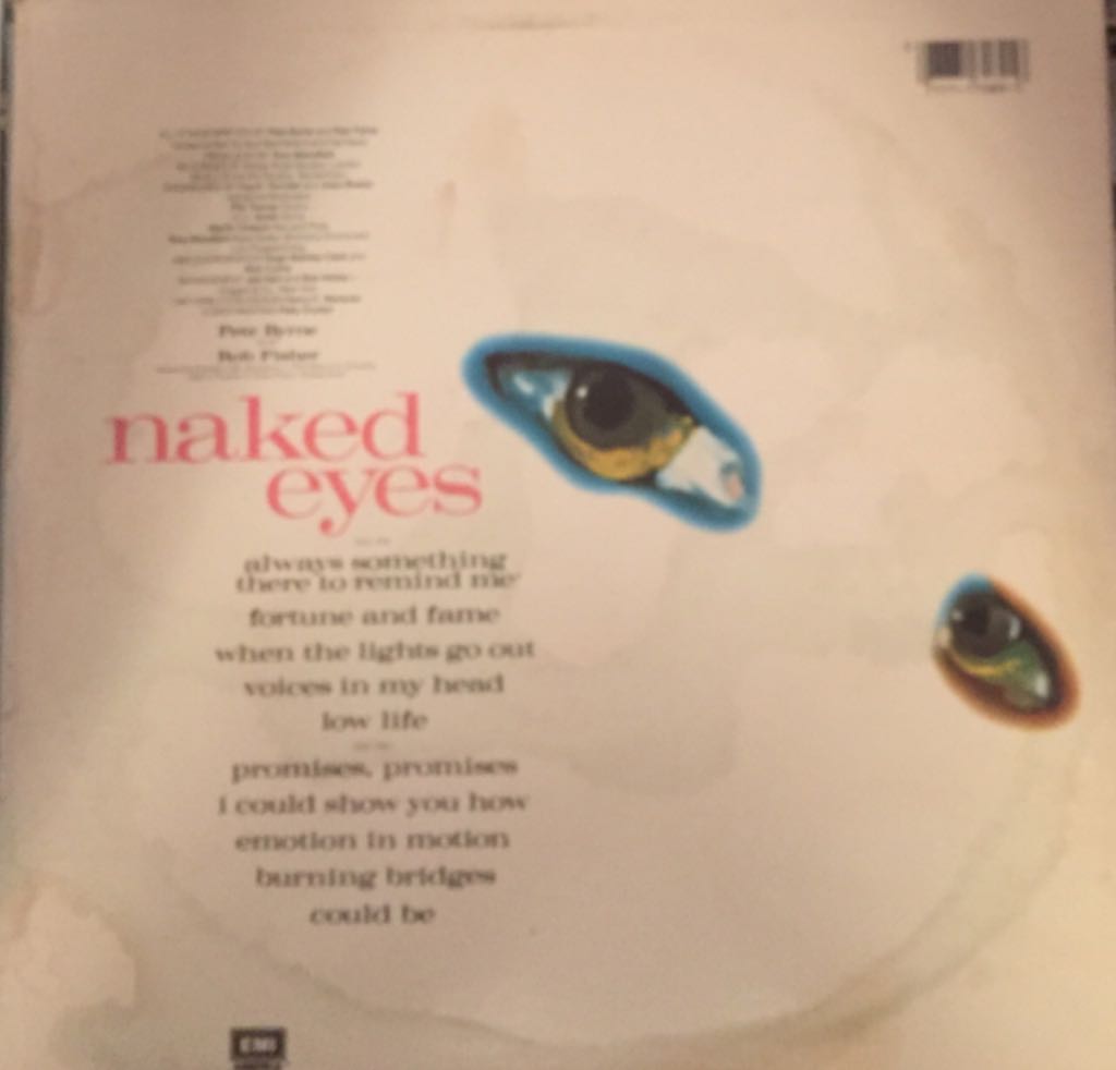 Naked Eyes - Naked Eyes (12”) music collectible [Barcode 077771708916] - Main Image 2