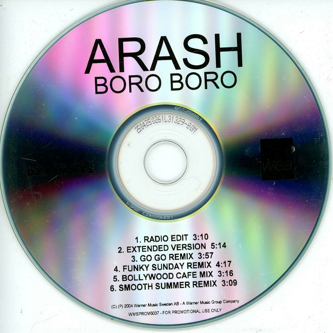 Boro Boro - Arash music collectible [Barcode 5050467489424] - Main Image 2