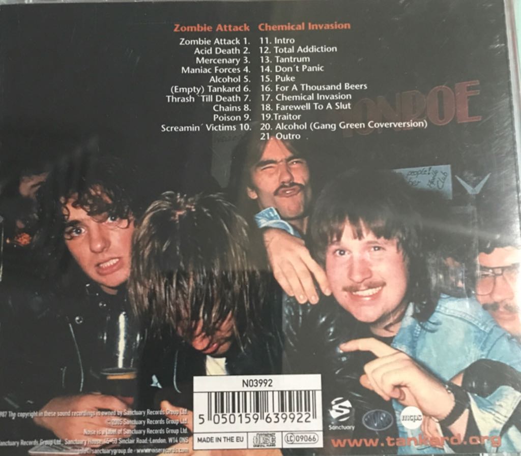 Zombie Attack - Tankard (CD) music collectible [Barcode 4006030004632] - Main Image 2