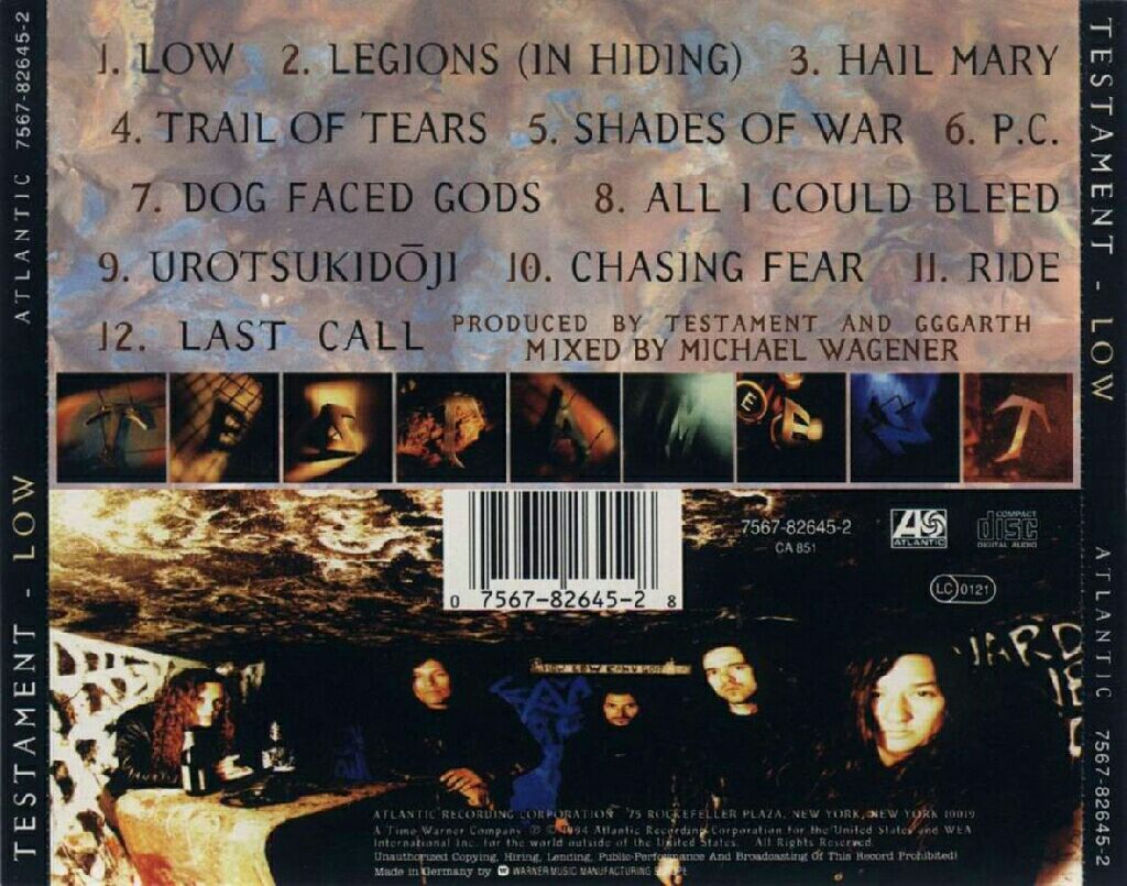 Low - Testament (CD - 47) music collectible [Barcode 075678264528] - Main Image 2