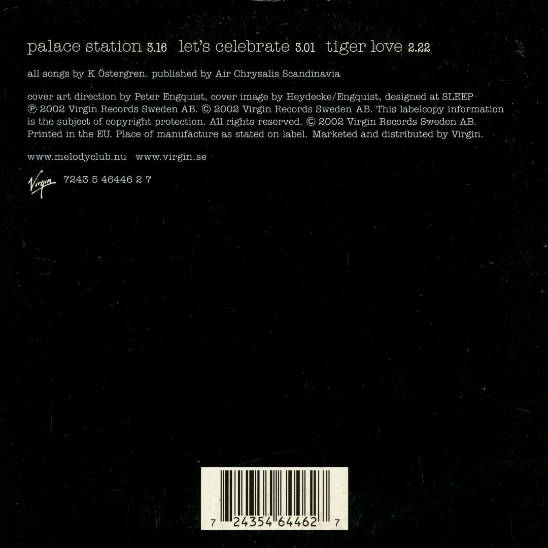 Palace Station - Melody Club (CD) music collectible [Barcode 724354644627] - Main Image 2
