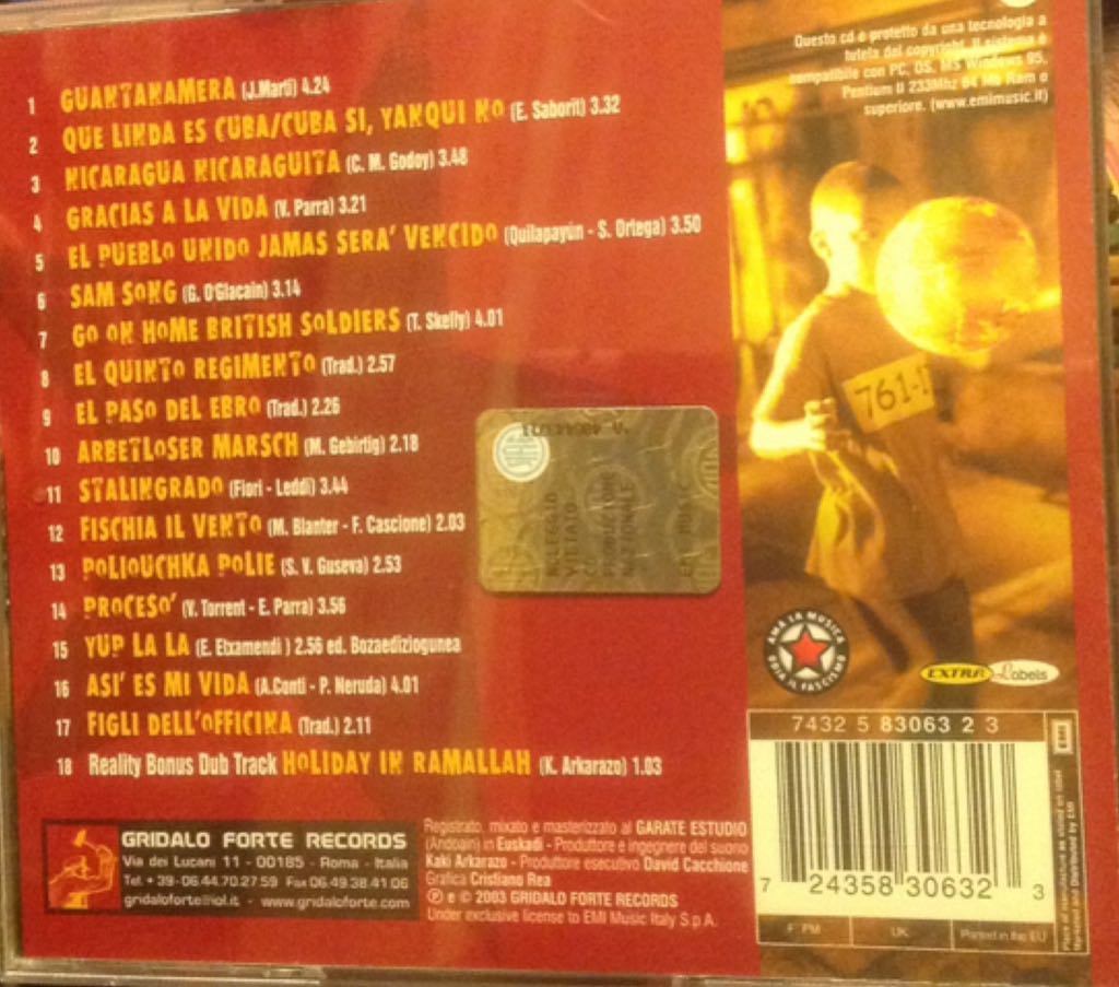 Así Es Mi Vida - Banda Bassotti music collectible [Barcode 724358306323] - Main Image 2